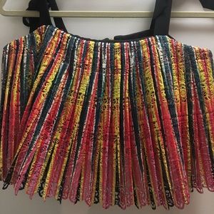 Bright Saloni crop top